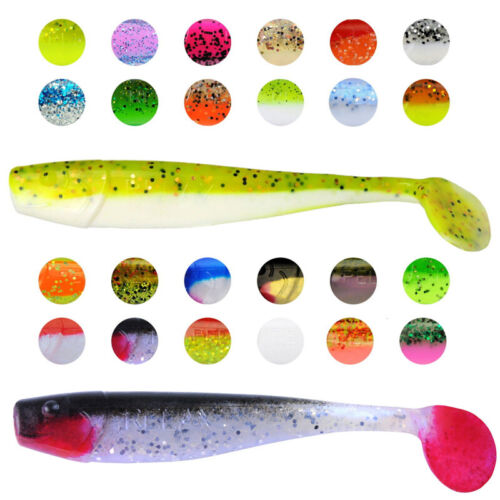 Rubber Bait Rubber Fish Relax King Shad 4" 10cm Actionshad Zander Basch 10-Piece - Picture 1 of 73