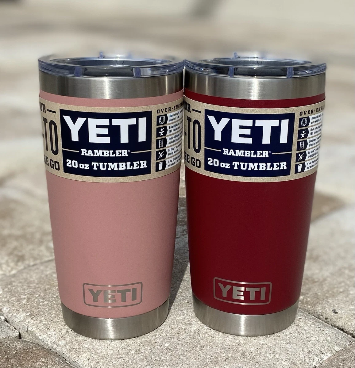 YETI - Rambler 26oz Straw Cup - Sandstone Pink