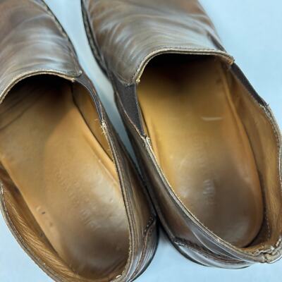 John Varvatos Leather Loafers Slip on Shoes Men display picture 3