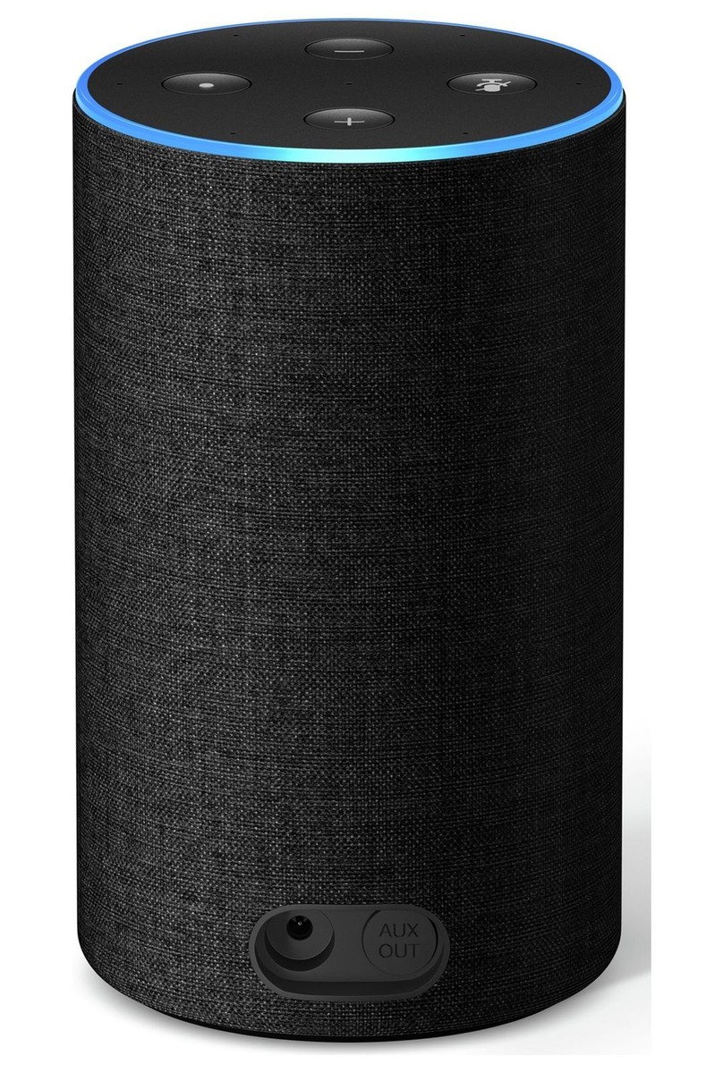 Amazon Echo (2nd Generation) Smart Assistant - Charcoal Fabric