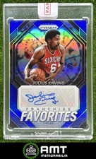 Julius Erving 2023-24 Panini Prizm 2/49 Franchise Favorites Auto Blue #FF-ERV