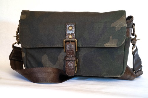 ONA The Bowery Camera Bag - Camouflage Waxed Canvas