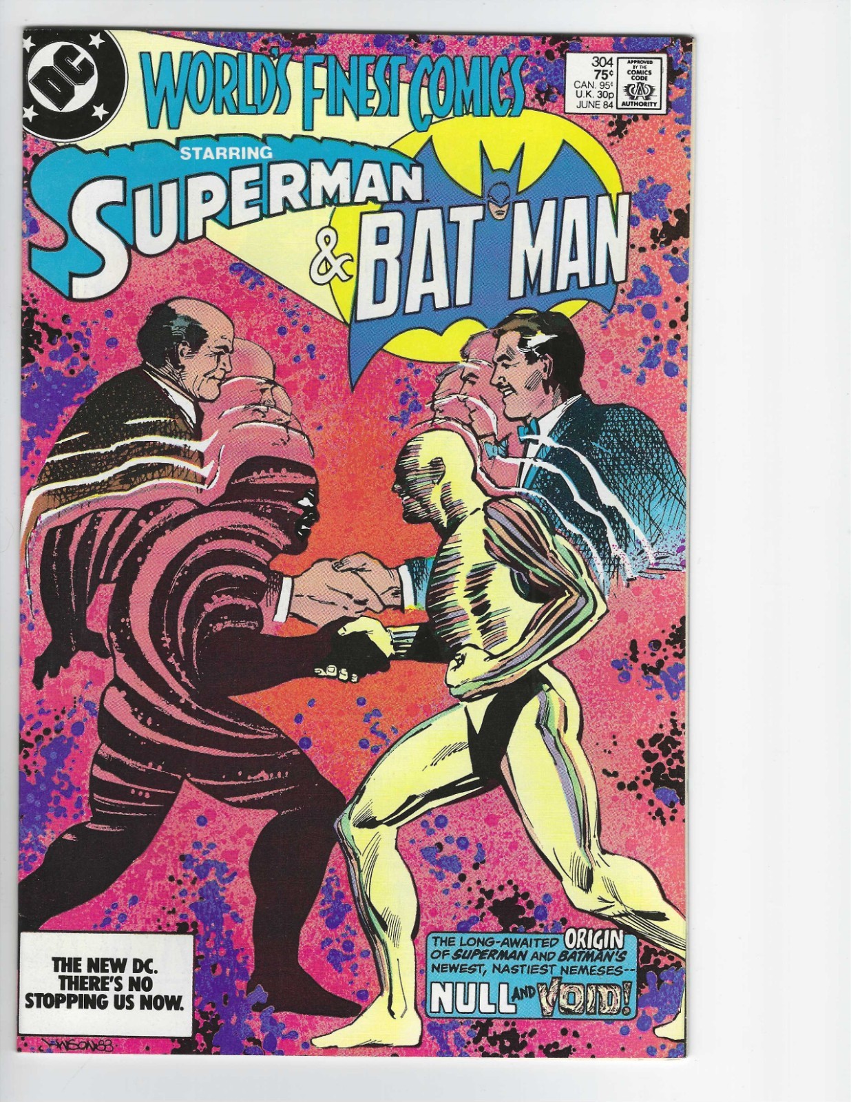 World's Finest Comics # 304, Superman & Batman, Origin of Null & Void