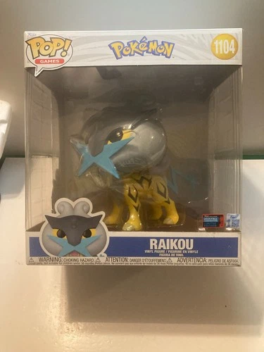NEW Funko Pop Games Pokemon Raikou 1105 Jumbo 2025 Fall Convention See Photos