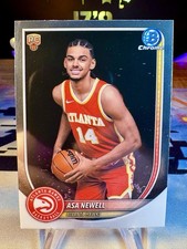 2025-26 Asa Newell Bowman Chrome Rookie Card #BCV-23 Atlanta Hawks