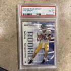 2000 Skybox Impact Rookies Tom Brady #27 (RC) New England Patriots PSA 8.5 NM/MT