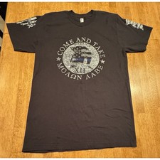 Warrior XII Molon Labe Spartan Helmet Black T-Shirt Mens Medium Thin Blue Line