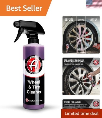 Wheel & Tire Cleaner 16oz - Professional All in One Car Wash Wheel Well Clean...