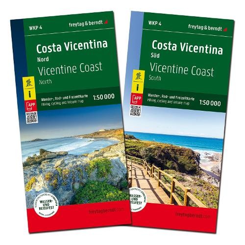 Costa Vicentina Hiking Cycling and Leisure Map: 2 Map set (North | 2026 - Image 2