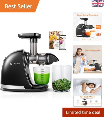 Slow Masticating Juicer - Hohe Nährstoffausbeute für Obst & Gemüse