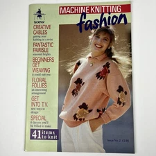 Brother Machine Knitting Fashion Magazine Issue No. 2, 41 projects Vintage