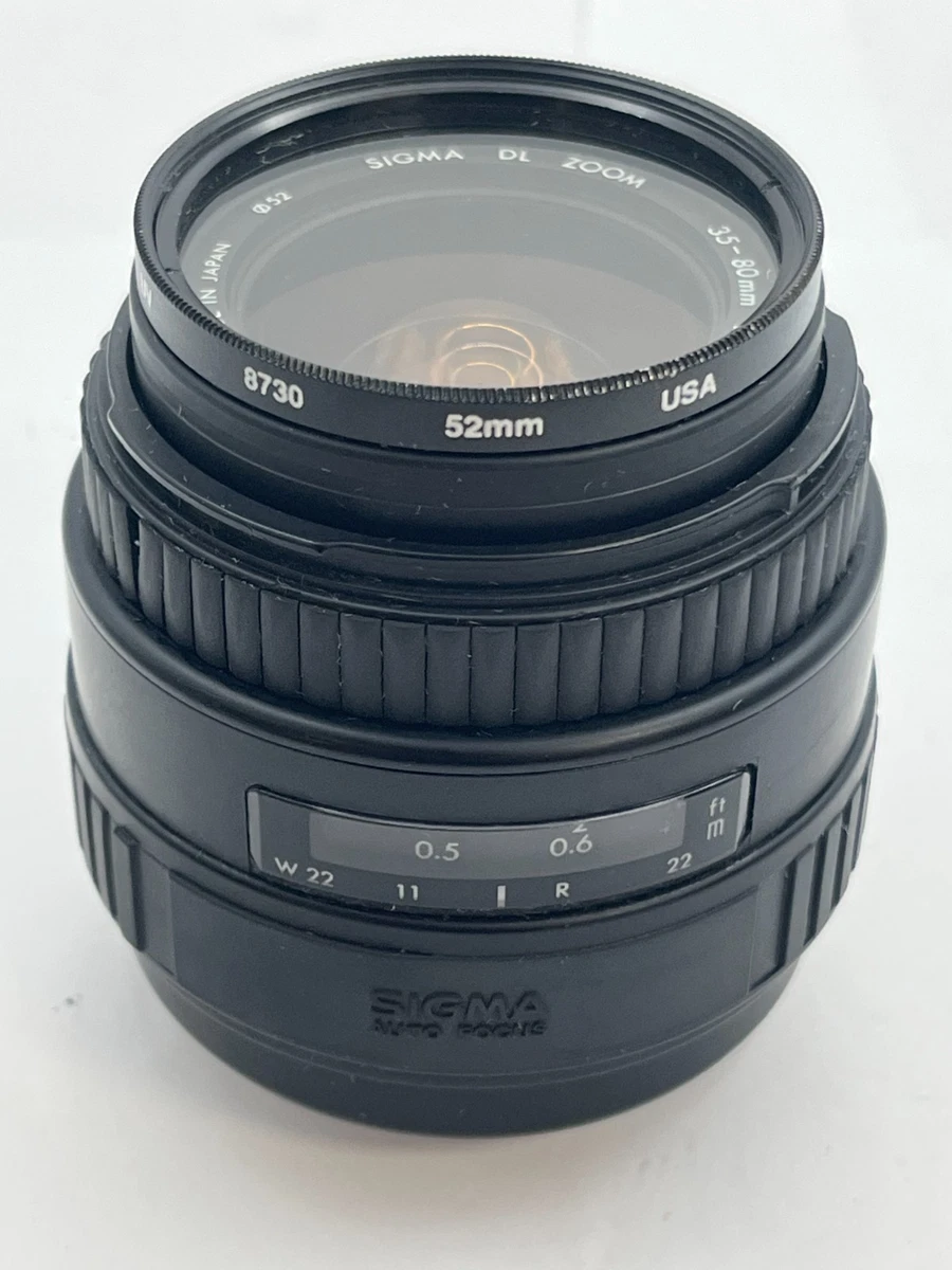 0411-020 【ECO割】 SIGMA SIGMA DL ZOOM 35-80mm 1:4-5.6 MULTI-COATED カメラ用交換レンズ Sigma 35-80mm f/4-5.6 Camera Lenses for sale | eBay