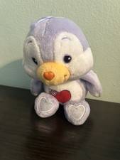 2002 Cozy Heart Penguin 20th Anniversary 8" Care Bear Cousins Beanie Plush