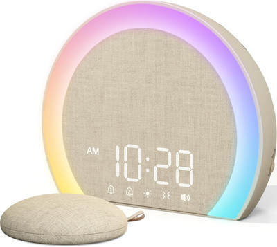 Anjank Extra Loud Alarm Clock with Bed Shaker Powerful Vibrations