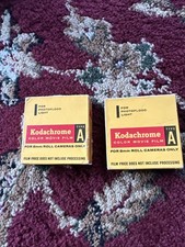  2 Kodachrome 8mm Type A Color Movie Film 25ft Double Roll 1962 Unopened US