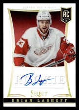 2013 PANINI SELECT BRIAN LASHOFF 219 RC AUTOGRAPH PRIZMS 88/99 DETROIT RED WINGS
