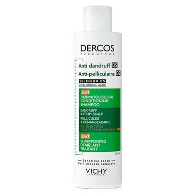 Vichy Dercos Anti Dandruff 2in1 Dermatological Conditioning Shampoo 200 ml