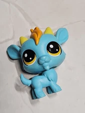 Littlest Pet Shop LPS Authentic Blue Goat Zan Lucky Pet Fortune Cookie Figure 