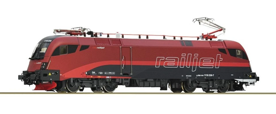 Roco 7510208, Elektrolok Rh 1116 Railjet, ÖBB, Digital + Sound, Neu & OVP, H0