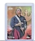 Chirrut Imwe 2025 Topps Chrome Star Wars #24 Kashyyyk Green Refractor #21/99