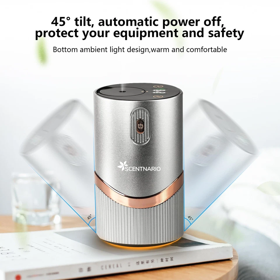 Diffuser Für Ätherische Öle Duftöl Diffuser - Auto Diffusor 2 Modi 4 Kaltnebe... - Bild 4 von 4