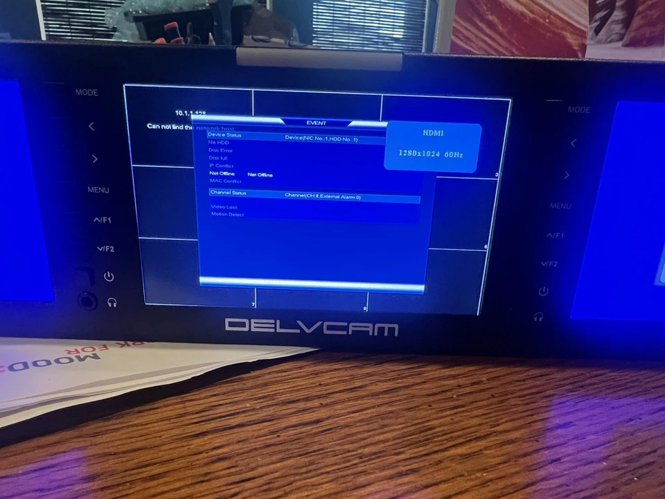 Marshall Electronics  MLYNX-503- Triple 5” Rackmountable Monitor with HDMI, 3G-S - Image 4 of 4