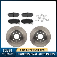 Front Disc Brake Pad Set Disc Brake Rotor Fits Honda Civic 1990-1993