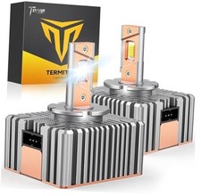 Light Bulbs, 90,000LM 12X Brighter, 6500K White, 1:1 HID Size, IP68 Rated, D5S
