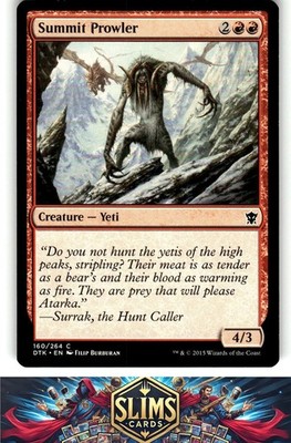 Magic the Gathering MTG Khans of Tarkir Summit Prowler #121 Buy 2 Get 1