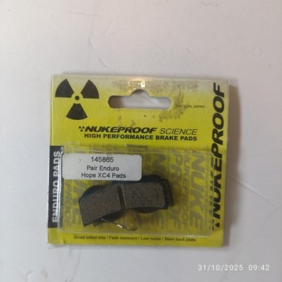 Hope XC4 Enduro Beläge Paar Nukeproof Made in Japan geräuscharme Scheibenbremse