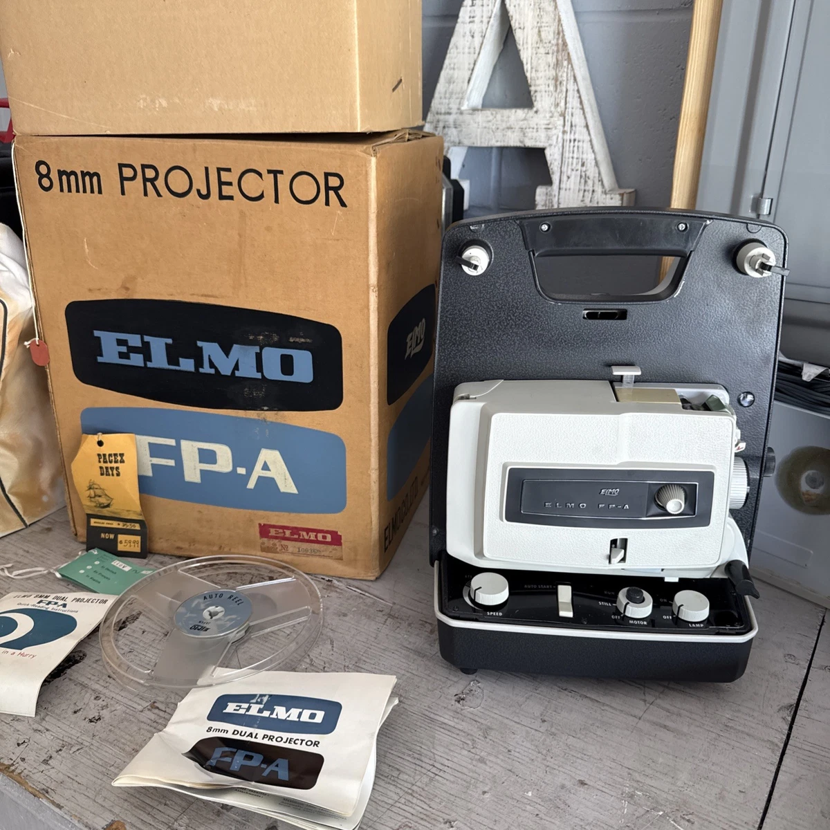 Elmo 8mm Movie Film Format Vintage Movie Movie Projectors for sale