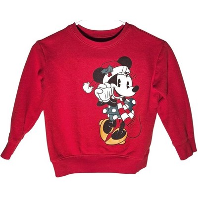 Jumping Beans Minnie Mouse Red Sweatshirt Size 5 LE