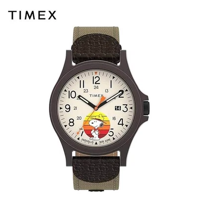 TIMEX Peanuts Snoopy Uhr TW4B29200 Expedition Acadia 40mm - Bild 1 von 4