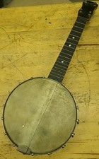 c.1927 May Bell Slingerland Ukulele Banjo Banjolele w Mahogany Resonator