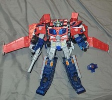 Transformers Leader Class Galaxy Force Optimus Prime & Cybertron Wing Saber