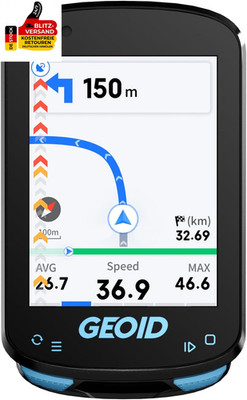 GEOID CC600 GPS Fahrradcomputer, 2,4-Zoll-Farbbildschirm, Kabellos Wasserdicht F