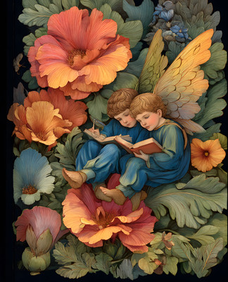 8x10 Fine Art Print - Decorative Illustration Artwork - 789828085