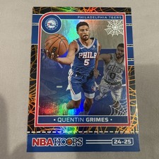 2024-25 Panini Haunted Hoops #179 Quentin Grimes Holo Webs 🏀🎃