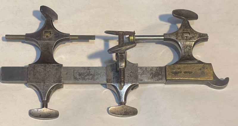 Antique Watchmaker Pivoting Tool Jeweler's Lathe Pivoter Steel Brass c1900