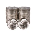 UNC Roosevelt Silver Dimes 5 Coins 90% BU Brilliant Uncirculated Lot