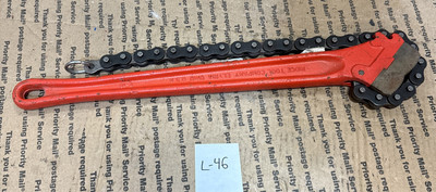 Ridgid C18 18In 2 1/2  Chain Wrench New Out Of Box With Engraving And Scratches
