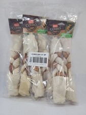 Lot of Three - 2 Pack Hartz Combo Rawhide Pig...