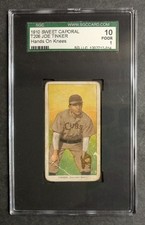 1909-11 T206 - Joe Tinker -  HOF - Sweet Caporal 350/30 - SGC 1 PR