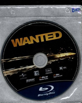 Wanted (2008) - Blu-Ray  *DISC ONLY* - Region 1 - Angelina Jolie