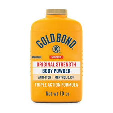 Gold Bond Medicated Original Strength Body Powder, 10 oz., Talc-Free, Anti-Itch