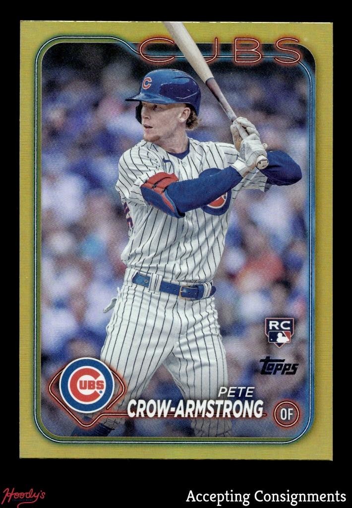 2024 Topps Gold Foil #407 Pete Crow-Armstrong RC Rookie CUBS