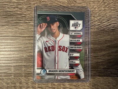 2024 Bowman Draft Braden Montgomery Draft Night #BDN-7 Boston Red 