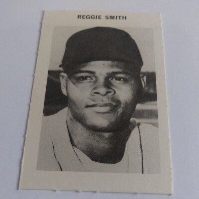 1969 Milton Bradley Reggie Smith Game Card Red Sox Cardinals Dodgers Giants