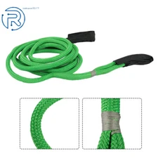 6800 LBS Kinetic Energy Truck Tow Recovery Rope Strap Snatch Green 1/2" X 20'
