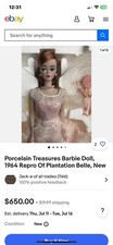 Plantation Belle porcelain Barbie